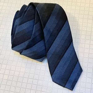 Zegna striped silk neck tie
